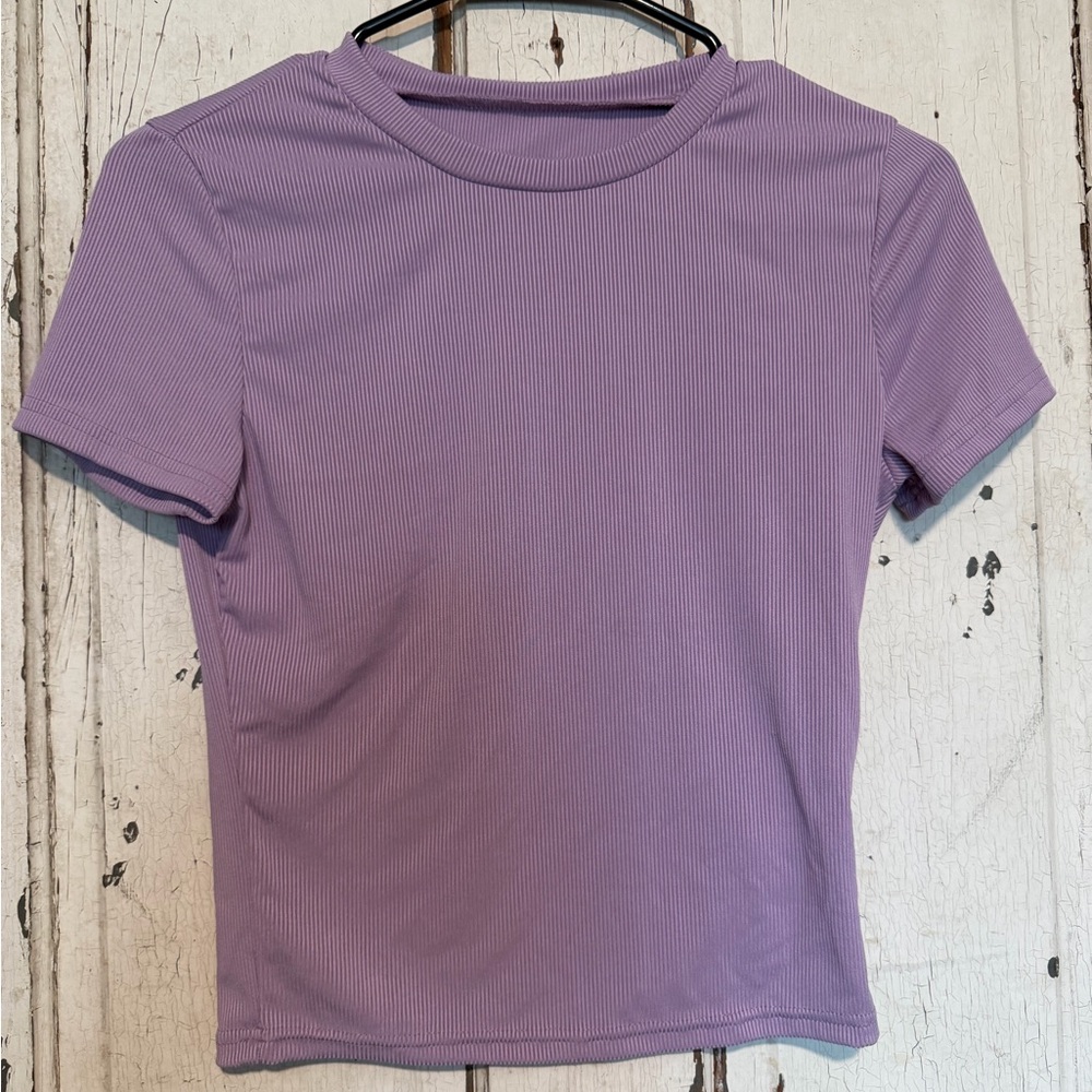 SHEIN Ribbed Crop Top